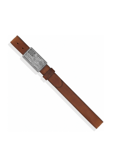 Justin C12685 Mens Flying High Belt Brown view from above. If you need any assistance with this item or the purchase of this item please call us at five six one seven four eight eight eight zero one Monday through Saturday 10:00a.m EST to 8:00 p.m EST