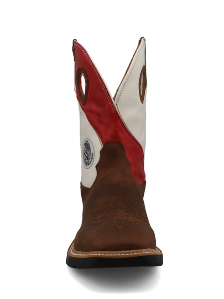 Twisted X MXBW006 Mens Western Work Boot Copper Brown front view. If you need any assistance with this item or the purchase of this item please call us at five six one seven four eight eight eight zero one Monday through Saturday 10:00a.m EST to 8:00 p.m EST