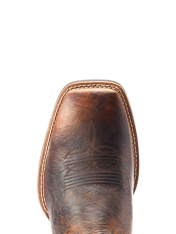 Ariat 10044567 Mens Slingshot Western Boot Bartop Brown front and side view. If you need any assistance with this item or the purchase of this item please call us at five six one seven four eight eight eight zero one Monday through Saturday 10:00a.m EST to 8:00 p.m EST