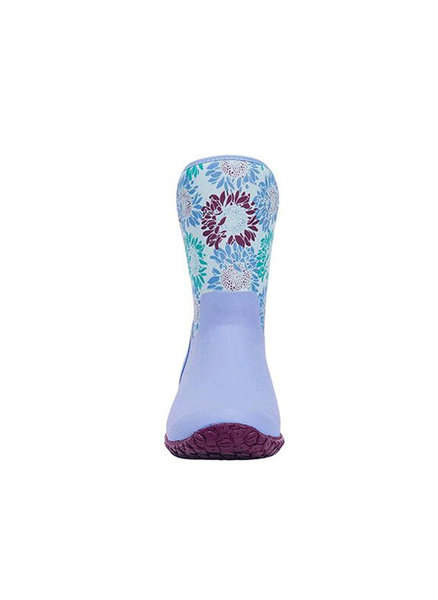 Muck WM2-2FLR Womens Muckster II Mid Boot Blue Iris front view