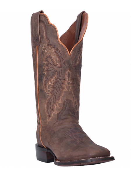 Dan Post DP4572 Womens ALEXY Square Toe Western Boots Tan side front view. If you need any assistance with this item or the purchase of this item please call us at five six one seven four eight eight eight zero one Monday through Saturday 10:00a.m EST to 8:00 p.m EST