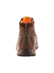 Ariat 10024953 Mens Edge LTE Chukka Waterproof Composite Toe Work Boot Dark Brown back view. If you need any assistance with this item or the purchase of this item please call us at five six one seven four eight eight eight zero one Monday through Saturday 10:00a.m EST to 8:00 p.m EST