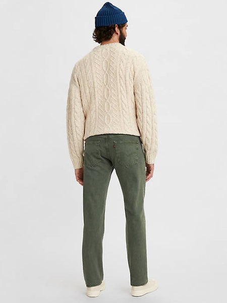 Levis 005013217 Mens 501 Original Fit Jeans Green back view. If you need any assistance with this item or the purchase of this item please call us at five six one seven four eight eight eight zero one Monday through Saturday 10:00a.m EST to 8:00 p.m EST