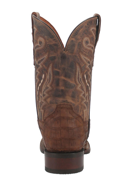 Dan Post DP4896 Mens Western Mickey Caiman Boots Tan back view. If you need any assistance with this item or the purchase of this item please call us at five six one seven four eight eight eight zero one Monday through Saturday 10:00a.m EST to 8:00 p.m EST