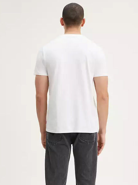 Levis 224950046 Mens Two-Horse Pull Graphic Tee Shirt White back view. If you need any assistance with this item or the purchase of this item please call us at five six one seven four eight eight eight zero one Monday through Saturday 10:00a.m EST to 8:00 p.m EST
