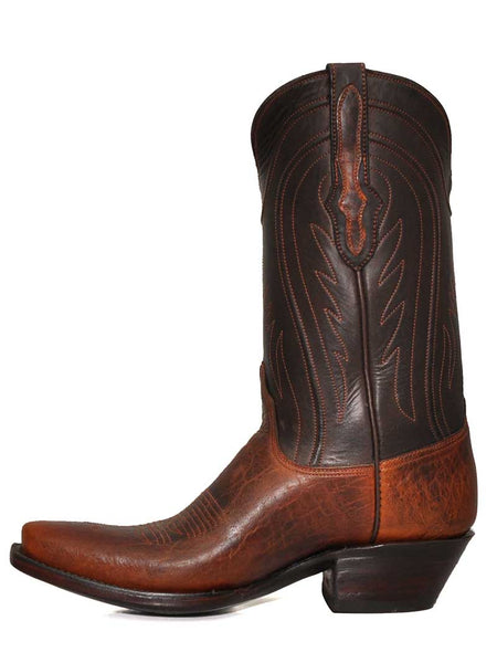 Black Jack TN489-V4 Mens Buffalo Shoulder Western Boots Tan side view. If you need any assistance with this item or the purchase of this item please call us at five six one seven four eight eight eight zero one Monday through Saturday 10:00a.m EST to 8:00 p.m EST