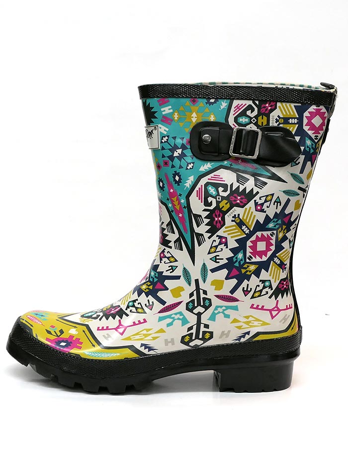 Blazin Roxx 58180 Womens Kylie Southwestern Waterproof Short Boots pair. If you need any assistance with this item or the purchase of this item please call us at five six one seven four eight eight eight zero one Monday through Saturday 10:00a.m EST to 8:00 p.m EST