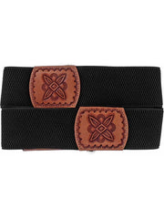 Brighton B60433 Womens Gaucho Stretch Belt Brown back view. If you need any assistance with this item or the purchase of this item please call us at five six one seven four eight eight eight zero one Monday through Saturday 10:00a.m EST to 8:00 p.m EST