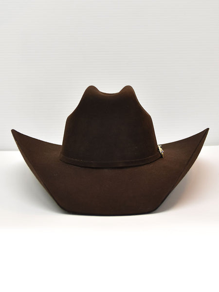 Bullhide LEGACY 8X 0518CH Premium Felt Hat Chocolate front view. If you need any assistance with this item or the purchase of this item please call us at five six one seven four eight eight eight zero one Monday through Saturday 10:00a.m EST to 8:00 p.m EST
