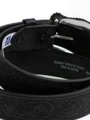 Tony Lama C50733 Womens Layla Belt Black inside view. If you need any assistance with this item or the purchase of this item please call us at five six one seven four eight eight eight zero one Monday through Saturday 10:00a.m EST to 8:00 p.m EST