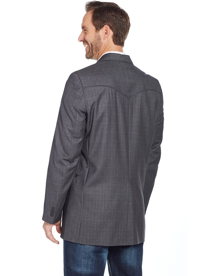Circle S CC2180-40 Mens Carson City Sport Coat Western Jacket front view. If you need any assistance with this item or the purchase of this item please call us at five six one seven four eight eight eight zero one Monday through Saturday 10:00a.m EST to 8:00 p.m EST