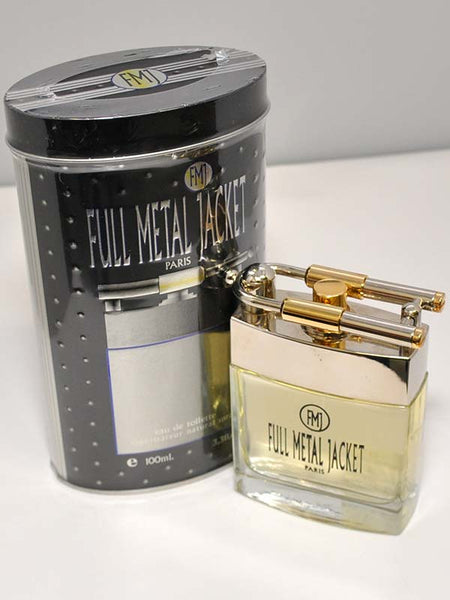 B&D 10004 Mens Full Metal Jacket Classic Cologne front view of bottle and box. If you need any assistance with this item or the purchase of this item please call us at five six one seven four eight eight eight zero one Monday through Saturday 10:00a.m EST to 8:00 p.m EST