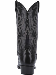 Dan Post DP2110R Mens Milwaukee Western Boot Black Back View. If you need any assistance with this item or the purchase of this item please call us at five six one seven four eight eight eight zero one Monday through Saturday 10:00a.m EST to 8:00 p.m EST