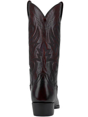 Dan Post DP2112R Mens Milwaukee R-Toe Western Boot Black Cherry back view. If you need any assistance with this item or the purchase of this item please call us at five six one seven four eight eight eight zero one Monday through Saturday 10:00a.m EST to 8:00 p.m EST