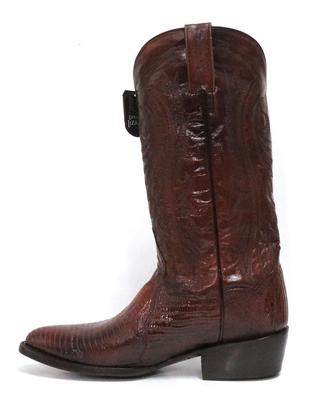 Dan Post DP2351R Mens Raleigh Lizard Western Boot Antique Tan Side View. If you need any assistance with this item or the purchase of this item please call us at five six one seven four eight eight eight zero one Monday through Saturday 10:00a.m EST to 8:00 p.m EST