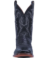 Dan Post DP4805 Mens Kingsly Caiman Square Toe Boot Black Front view. If you need any assistance with this item or the purchase of this item please call us at five six one seven four eight eight eight zero one Monday through Saturday 10:00a.m EST to 8:00 p.m EST