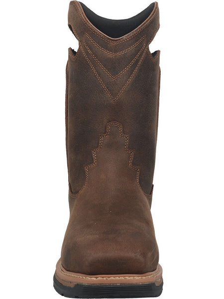 Dan Post DP56423 Mens Thunderhead Waterproof Western Work Boot Tan front view. If you need any assistance with this item or the purchase of this item please call us at five six one seven four eight eight eight zero one Monday through Saturday 10:00a.m EST to 8:00 p.m EST
