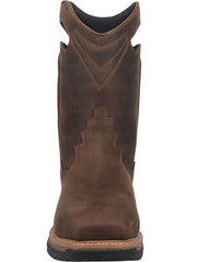 Dan Post DP56423 Mens Thunderhead Waterproof Western Work Boot Tan front view. If you need any assistance with this item or the purchase of this item please call us at five six one seven four eight eight eight zero one Monday through Saturday 10:00a.m EST to 8:00 p.m EST