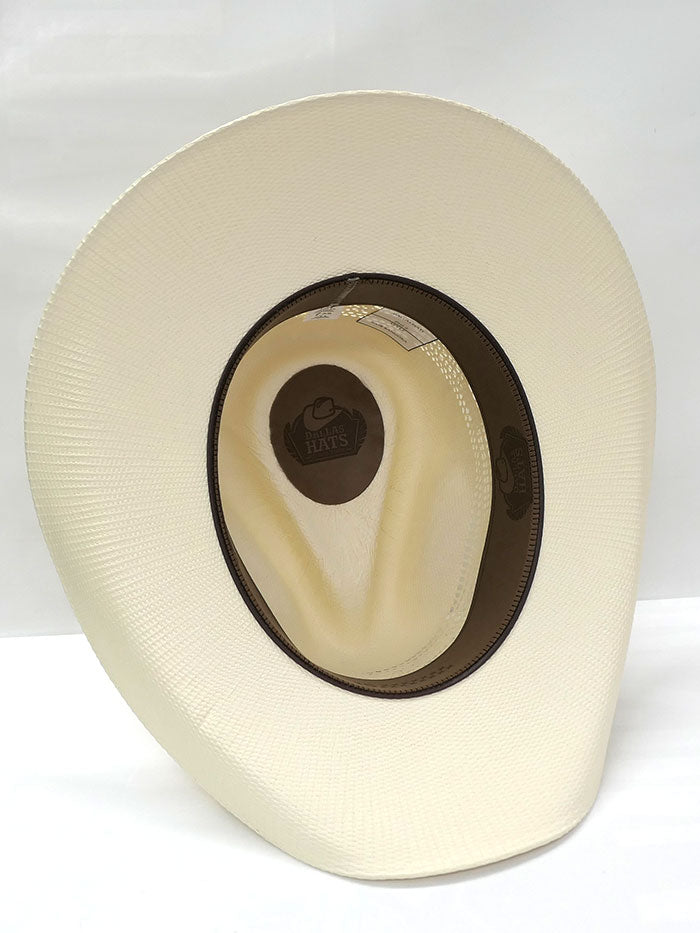 Dallas Hats PHI-2 Silver Concho Hatband Bangora Straw Hat Natural Side Front. If you need any assistance with this item or the purchase of this item please call us at five six one seven four eight eight eight zero one Monday through Saturday 10:00a.m EST to 8:00 p.m EST