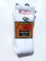Dan Post DPCBC Mens Over The Calf Cowboy Socks White size 13.5+. If you need any assistance with this item or the purchase of this item please call us at five six one seven four eight eight eight zero one Monday through Saturday 10:00a.m EST to 8:00 p.m EST