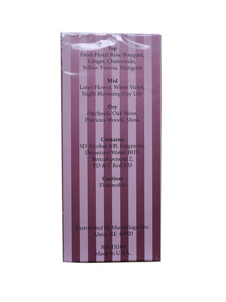 Murcielago DONNA JEAN Womens Authetic Western Perfume back of box  If you need any assistance with this item or the purchase of this item please call us at five six one seven four eight eight eight zero one Monday through Satuday 10:00 a.m. EST to 8:00 p.m. EST