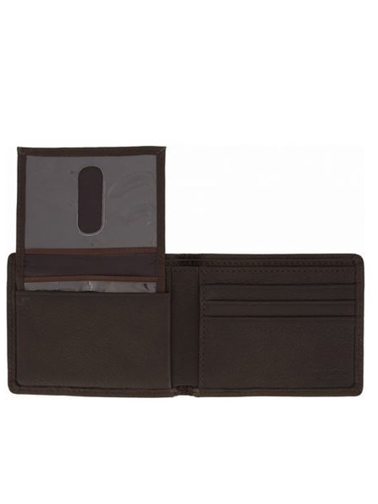 Brighton E70208 Jefferson Passcase Wallet Espresso front view. If you need any assistance with this item or the purchase of this item please call us at five six one seven four eight eight eight zero one Monday through Saturday 10:00a.m EST to 8:00 p.m EST