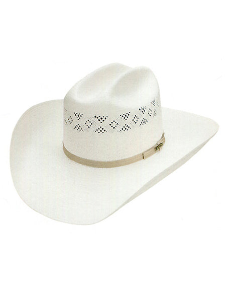 Stetson RSBRTY-3042 20x Brantley Vented Straw Cowboy Hat Natural front and side view. If you need any assistance with this item or the purchase of this item please call us at five six one seven four eight eight eight zero one Monday through Saturday 10:00a.m EST to 8:00 p.m EST