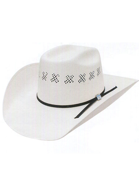 Resistol RSWGNR-CJ42 Unisex Cody Johnson Straw Hat Natural front and side view. If you need any assistance with this item or the purchase of this item please call us at five six one seven four eight eight eight zero one Monday through Saturday 10:00a.m EST to 8:00 p.m EST