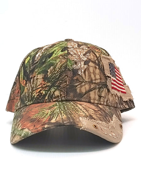 Mossy Oak WLS-500 Mens Break Up Country Flag front view. If you need any assistance with this item or the purchase of this item please call us at five six one seven four eight eight eight zero one Monday through Saturday 10:00a.m EST to 8:00 p.m EST