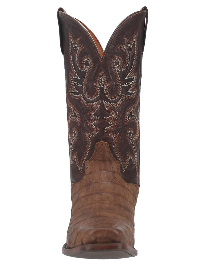 Dan Post DP3076 Mens Leather Mantle Western Cowboy Boot Tan side and front view. If you need any assistance with this item or the purchase of this item please call us at five six one seven four eight eight eight zero one Monday through Saturday 10:00a.m EST to 8:00 p.m EST