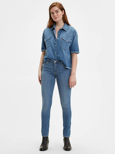 Levi's 188810208 Womens 711 Skinny Jean Indigo Rays Medium Wash FRONT