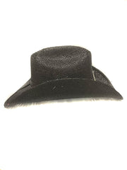 Bullhide ITCHYGOONIE 2223BL Fashion Western Straw Hat Black side view. If you need any assistance with this item or the purchase of this item please call us at five six one seven four eight eight eight zero one Monday through Saturday 10:00a.m EST to 8:00 p.m EST
