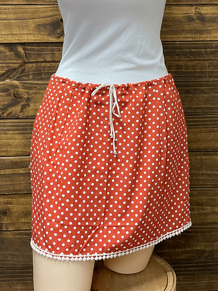 Santiki 5768-1024 Womens Kaia Skirt Rusty Dot front view. If you need any assistance with this item or the purchase of this item please call us at five six one seven four eight eight eight zero one Monday through Saturday 10:00a.m EST to 8:00 p.m EST
