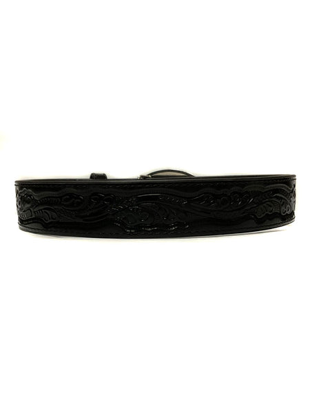 Nocona N4410401 Kids Western Belt With Bullrider Buckle Black back view. If you need any assistance with this item or the purchase of this item please call us at five six one seven four eight eight eight zero one Monday through Saturday 10:00a.m EST to 8:00 p.m EST