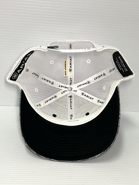 Ariat A300005906 Flexfit Cap USA Grey inside view. If you need any assistance with this item or the purchase of this item please call us at five six one seven four eight eight eight zero one Monday through Saturday 10:00a.m EST to 8:00 p.m EST