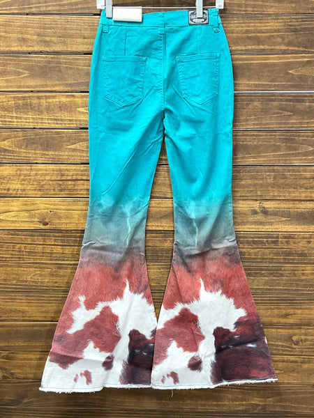 Remy' Retro Western Printed Flare Pants (XS - XXL) – Cold Cactus Inc.