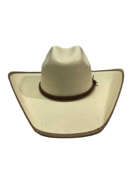 Justin JS5256FNX-IVORY Bent Rail Fenix Straw Cowboy Hat Ivory front view. If you need any assistance with this item or the purchase of this item please call us at five six one seven four eight eight eight zero one Monday through Saturday 10:00a.m EST to 8:00 p.m EST