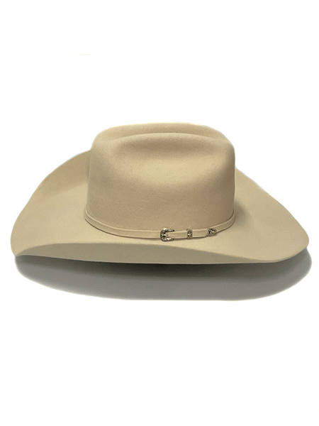 Justin JF0457COUNXL10 4X Promo Western Felt Hat Belly side view. If you need any assistance with this item or the purchase of this item please call us at five six one seven four eight eight eight zero one Monday through Saturday 10:00a.m EST to 8:00 p.m EST