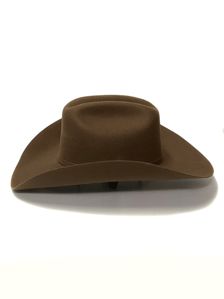 Justin JF0457COUNXLFW 4X Promo Western Felt Hat Fawn side view. If you need any assistance with this item or the purchase of this item please call us at five six one seven four eight eight eight zero one Monday through Saturday 10:00a.m EST to 8:00 p.m EST