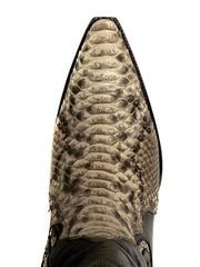 Black Jack 1444 Mens Python Snake Boots Natural view from above. If you need any assistance with this item or the purchase of this item please call us at five six one seven four eight eight eight zero one Monday through Saturday 10:00a.m EST to 8:00 p.m EST
