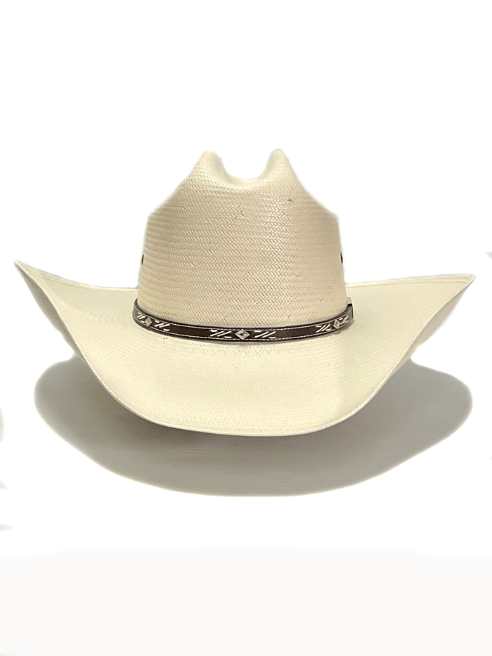 Resistol RSLAMB-304281 George Strait Collection Lambert 10X Straw Hat Natural front and side view. If you need any assistance with this item or the purchase of this item please call us at five six one seven four eight eight eight zero one Monday through Saturday 10:00a.m EST to 8:00 p.m EST