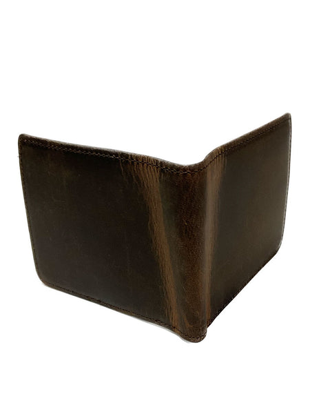 Lejon W-108 Mens Bifold Leather Wallet Brown back view open. If you need any assistance with this item or the purchase of this item please call us at five six one seven four eight eight eight zero one Monday through Saturday 10:00a.m EST to 8:00 p.m EST