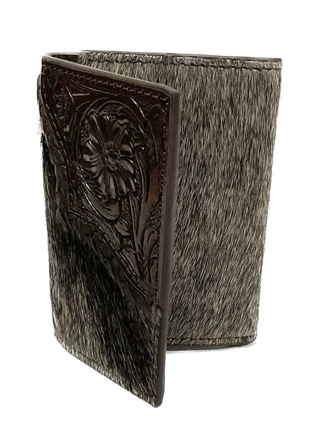 Nocona Men's Tooled leather Trifold Western Wallet