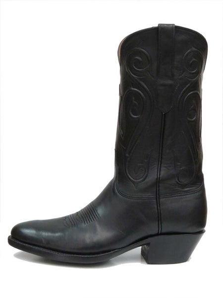 Black Jack BK405-64 Mens Ranch Hand Western Boots Black outter side view. If you need any assistance with this item or the purchase of this item please call us at five six one seven four eight eight eight zero one Monday through Saturday 10:00a.m EST to 8:00 p.m EST