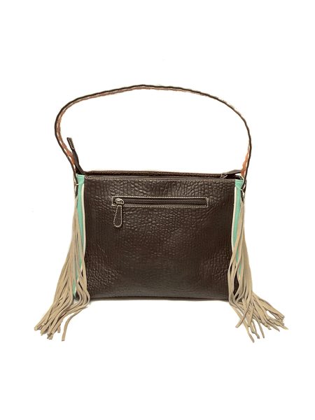 ARIAT - Serape & Fringe Style Crossbody Bag ( Brown / Multi )