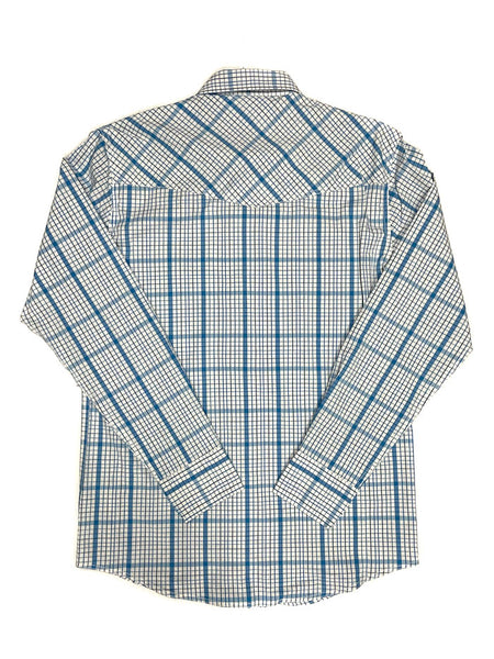 Wrangler 112324829 Mens 20X Competition Advanced Comfort Shirt Blue