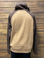Kimes Ranch BLAZE 2 Mens Hoodie Brown back view. If you need any assistance with this item or the purchase of this item please call us at five six one seven four eight eight eight zero one Monday through Saturday 10:00a.m EST to 8:00 p.m EST