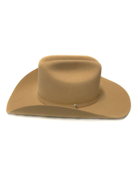 Stetson SFPGSA-7542BS70 Pagosa 6X Felt Hat BS Butterscotch side view. If you need any assistance with this item or the purchase of this item please call us at five six one seven four eight eight eight zero one Monday through Saturday 10:00a.m EST to 8:00 p.m EST