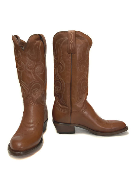 Lucchese M3429.R3 Mens Baker Boots Whiskey side and front pair. If you need any assistance with this item or the purchase of this item please call us at five six one seven four eight eight eight zero one Monday through Saturday 10:00a.m EST to 8:00 p.m EST