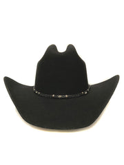 Bullhide GHOLSON 4X 0805BL Felt Western Hat Black front view. If you need any assistance with this item or the purchase of this item please call us at five six one seven four eight eight eight zero one Monday through Saturday 10:00a.m EST to 8:00 p.m EST